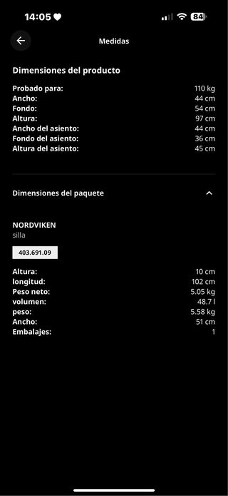 Mesa extensible IKEA EKEDALEN + 6 sillas
