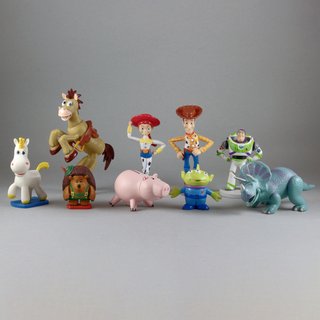 Lote 9 figuras PVC Disney Pixar Toy Story