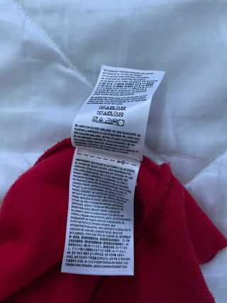 Sudadera Vans Roja con Logo y Diseño Checkerboard