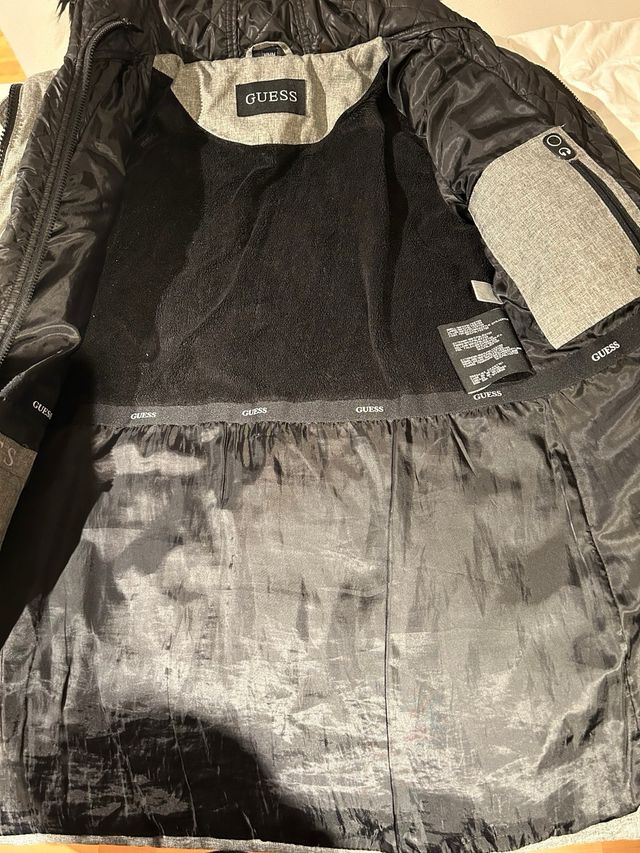 Chaqueta Guess Gris Talla M Mujer