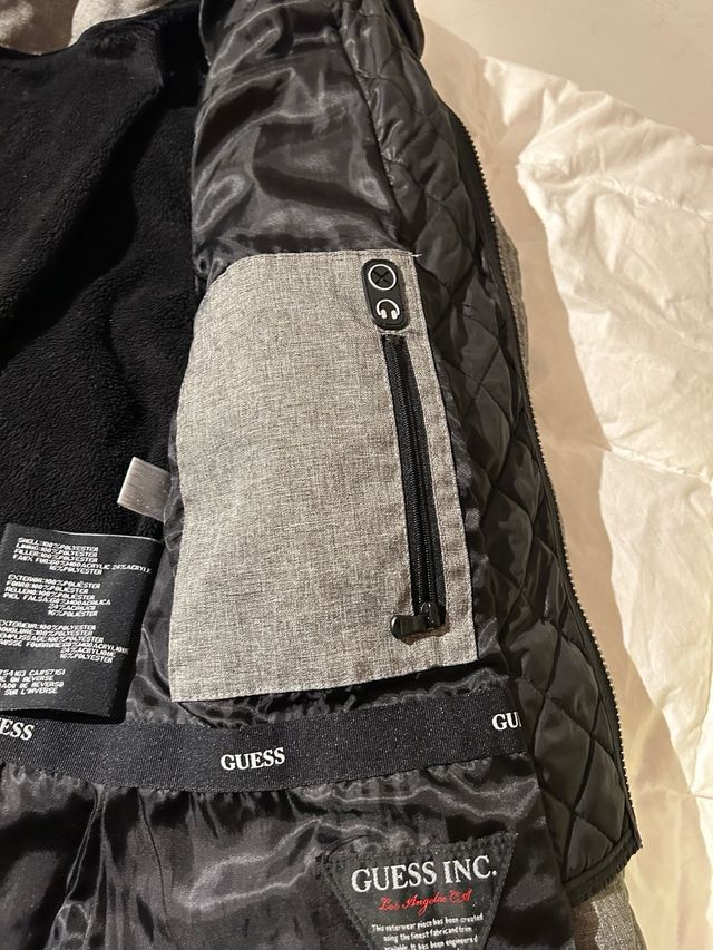 Chaqueta Guess Gris Talla M Mujer