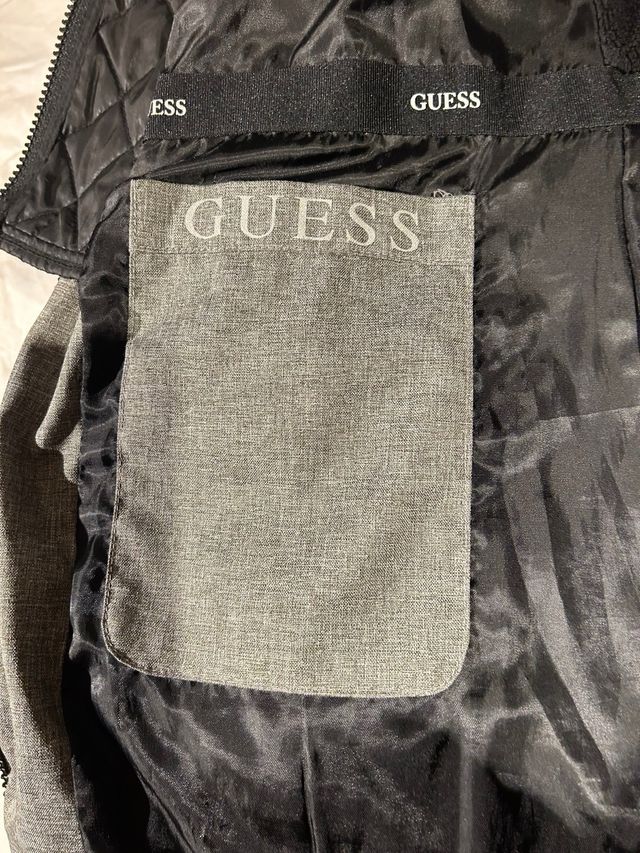 Chaqueta Guess Gris Talla M Mujer