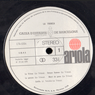 Vinilo La Trinca - Ara Ja Amb Llibertat