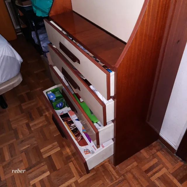 Mueble escritorio abatible madera