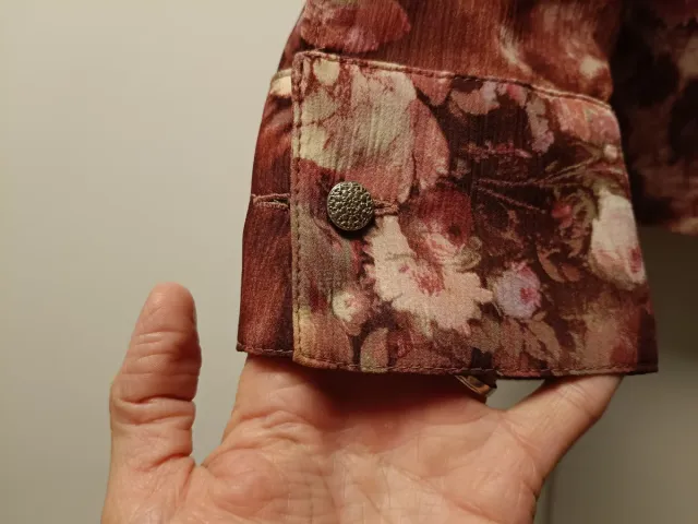 Conjunto Blusa y Falda Estampada Fiesta