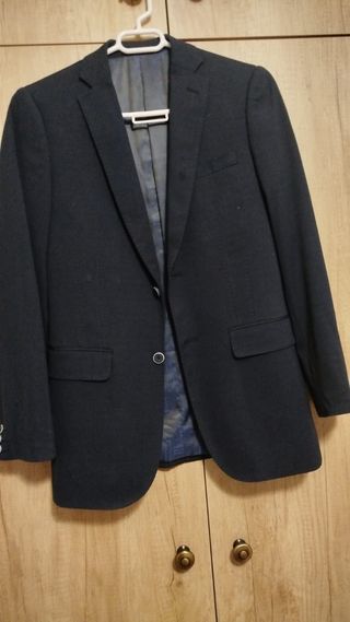 Traje de chaqueta azul