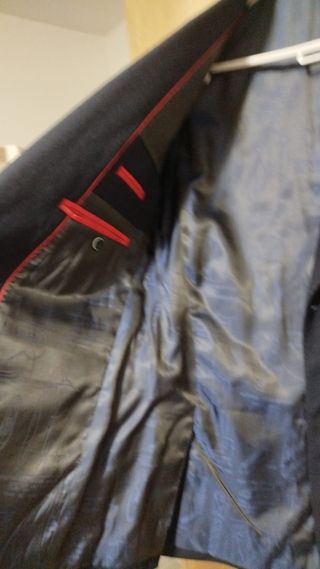 Traje de chaqueta azul