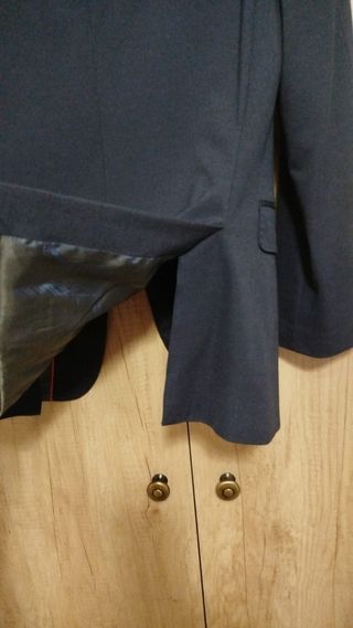Traje de chaqueta azul