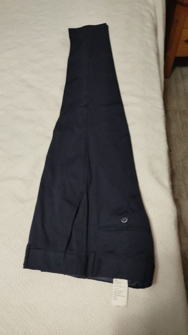 Traje de chaqueta azul