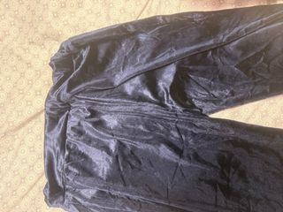 Conjunto de terciopelo azul noche