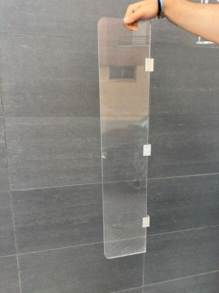 Baldas de metacrilato transparentes