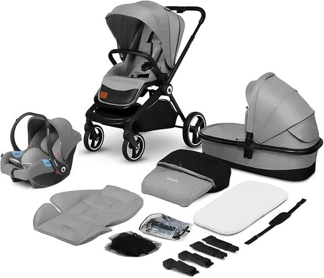 Cochecito LIONELO Mika 3 piezas
