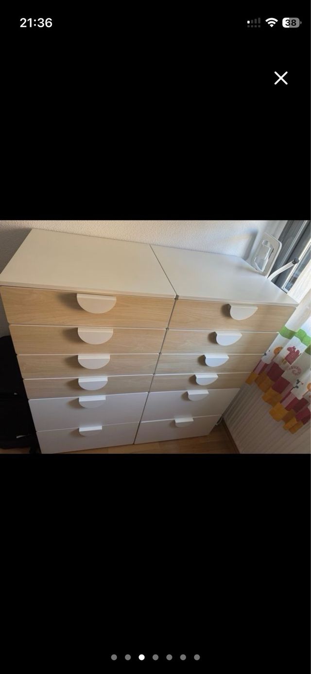 Cassettiera Ikea Smastad/Silver