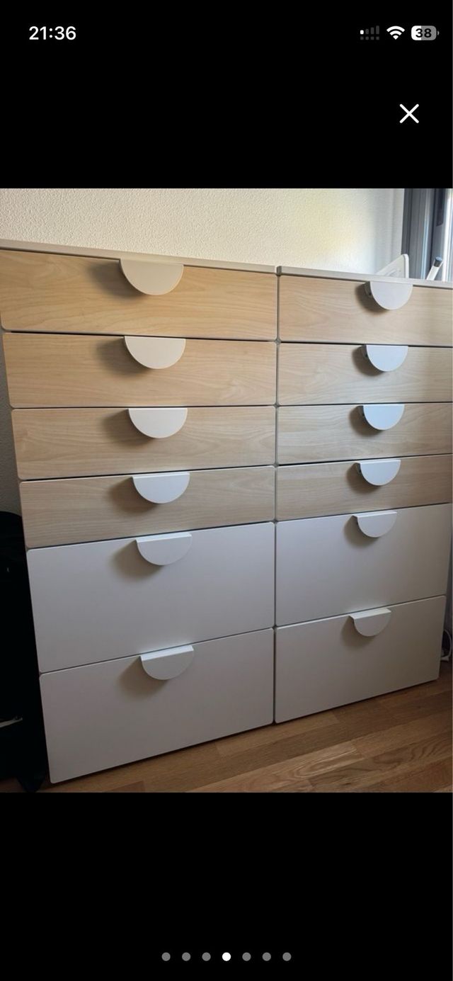 Cassettiera Ikea Smastad/Silver