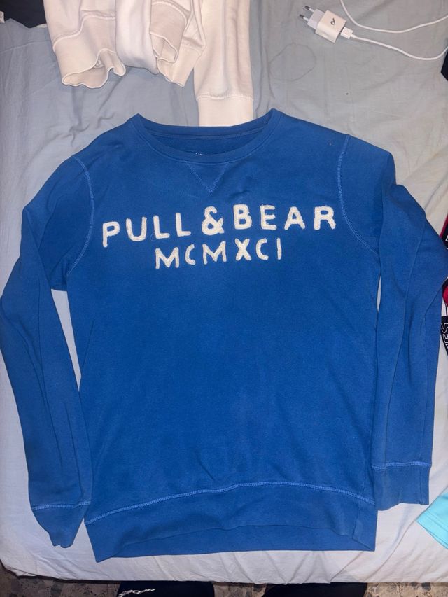 Sudadera Pull&Bear Azul MCMXCI