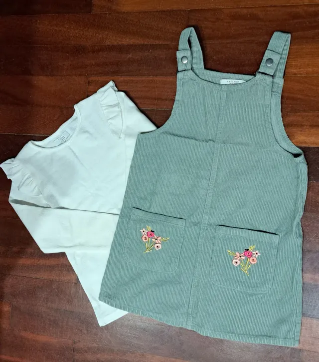 Vestido niña pana T 7-8 años