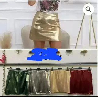 Faldas verdes y rojas  talla unica desde la Xs a M