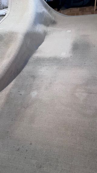 Grande tappeto in sisal a nodi spessi color ecrù