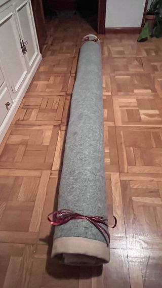 Grande tappeto in sisal a nodi spessi color ecrù