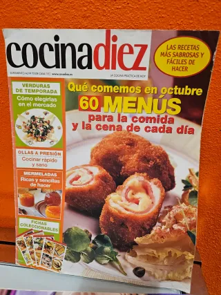 Lote revistas de cocina Lecturas y Cocina Diez