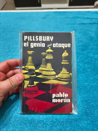 Libro Ajedrez Pillsbury el genio del ataque.