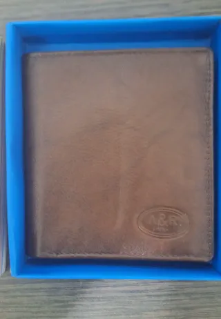Cartera Billetera Hombre A&R Marrón