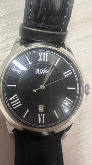 Reloj Hugo Boss Negro y Plateado