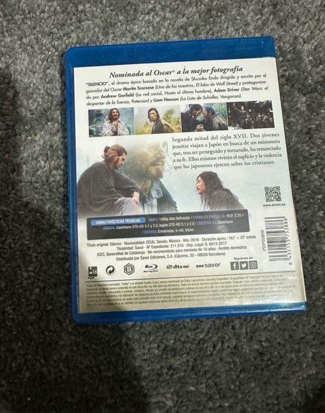 Blu-ray Silence Martin Scorsese