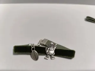 Pulsera Navidad Santa Claus Terciopelo Verde