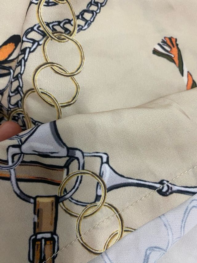 Vestido estampado cadenas talla XL