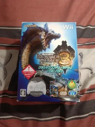 Monster Hunter 3 Wii Classic Controller PRO jap