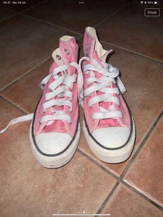 Converse All Star Donna Tg 38 Rosa