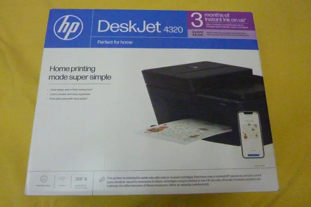 Impresora HP DeskJet 4320 Nueva Precintada