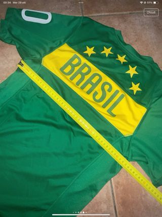 Maglia Brasile 2010 Calcio Nike vintage small