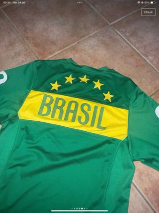 Maglia Brasile 2010 Calcio Nike vintage small