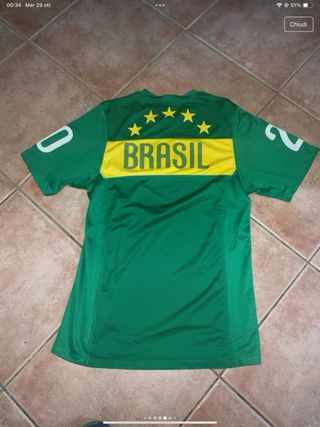 Maglia Brasile 2010 Calcio Nike vintage small