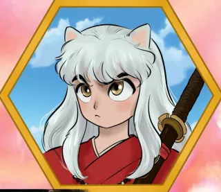 Pegatinas Anime Inuyasha Cute Kawaii
