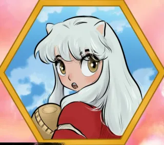 Pegatinas Anime Inuyasha Cute Kawaii