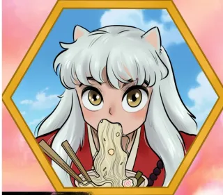 Pegatinas Anime Inuyasha Cute Kawaii