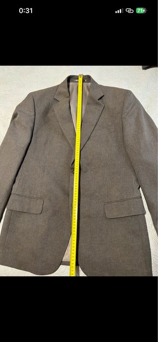 Conjunto de traje hecho a mano