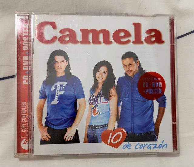 CD Camela 10 de Corazón CD+DVD+Póster