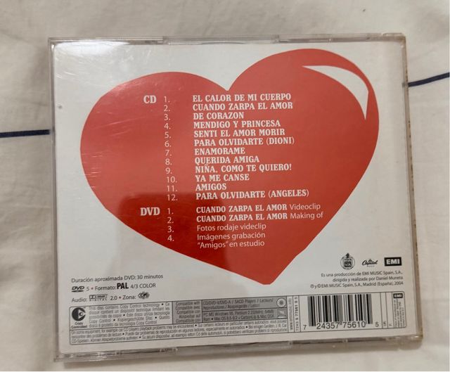 CD Camela 10 de Corazón CD+DVD+Póster