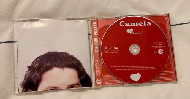 CD Camela 10 de Corazón CD+DVD+Póster