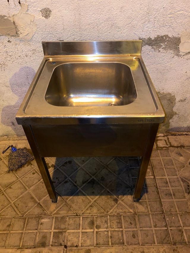 Fregadero industrial acero inoxidable