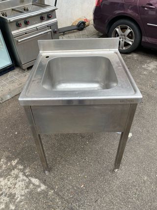 Fregadero industrial acero inoxidable