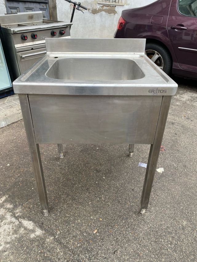 Fregadero industrial acero inoxidable