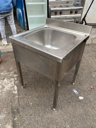 Fregadero industrial acero inoxidable