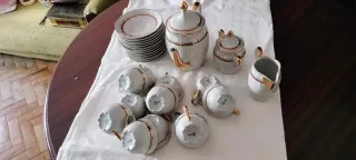 Serviço de Chá Visita Alegre Porcelana