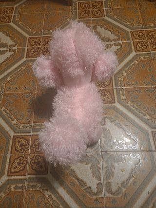 Peluche Perro Caniche Rosa