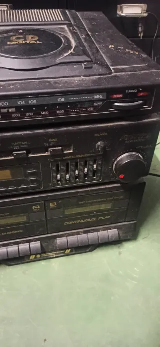 Equipo de música CD y Cassette